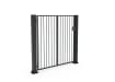 Anthracite Grey FFL 60S Manual Single Leaf Vertical Bar Swing Gate 
