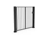 Black FFL 60S Manual Single Leaf Vertical Bar Swing Gate 