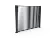 Anthracite Grey FFL 80S Manual Single Leaf Vertical Bar Swing Gate