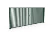 Green FFL 80D Manual Double Leaf Vertical Bar Swing Gate
