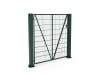 Green FFL 60S Manual Single Leaf Mesh Swing Gate