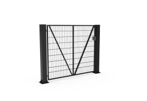   FFL 60S Manual Single Leaf Mesh Swing Gate - up to 3m opening