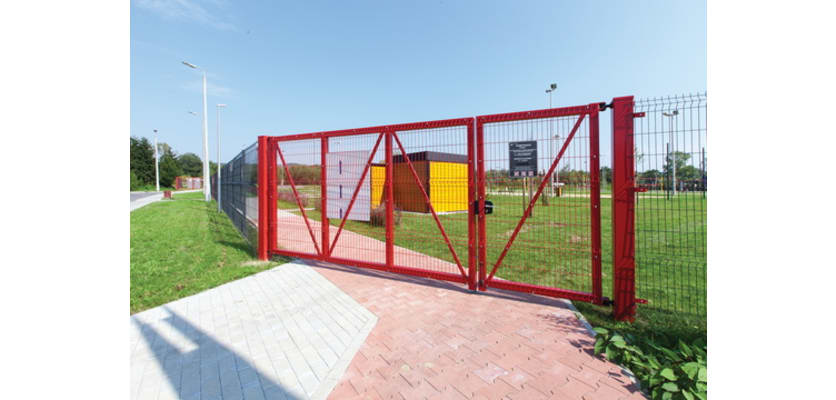 FFL 80S Manual Single Leaf Mesh Swing Gate