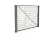 Stone Grey FFL 80S Manual Single Leaf Mesh Swing Gate
