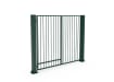 Green FFL 60S Prepped For Automation Single Leaf Vertical Bar Swing Gate