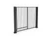 Anthracite Grey FFL 60S Prepped For Automation Single Leaf Vertical Bar Swing Gate