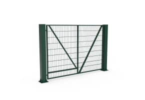 FFL 60S Prepped For Automation Single Leaf Mesh Swing Gate - up to 3m opening