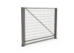 Stone Grey FFL 80S Prepped For Automation Single Leaf Mesh Swing Gate 