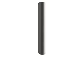 1.0m Above Ground Plain Round Galvanised Bollard