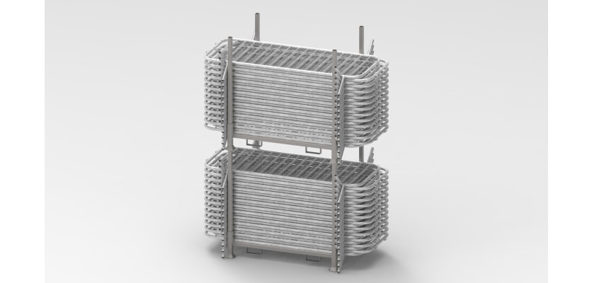 Crowd Control Barrier Stillage with Barriers