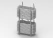 Crowd Control Barrier Stillage with Barriers