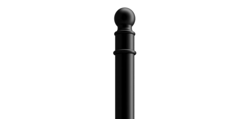 Decorative bollard with round top