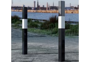 Square Bollard 1000mm Above Ground