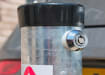 Top of Hinged Parking Post 
