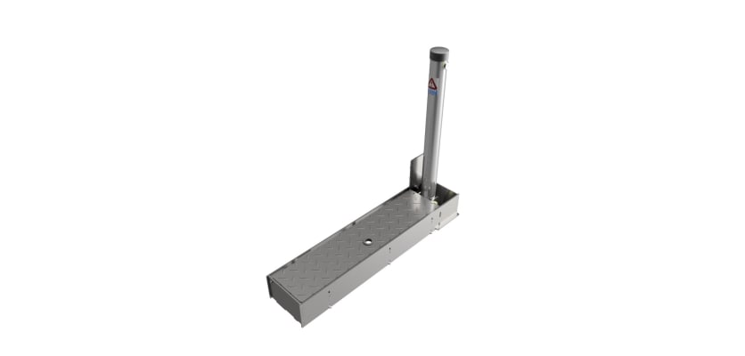 Hinged Stealth Parking Post & Socket