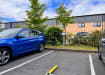 Toplok folding parking post installed at car park