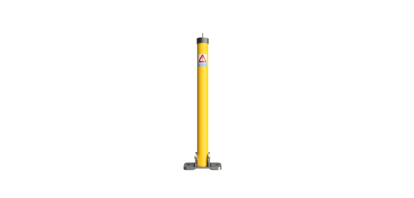 Yellow TopLok Folding Parking Post & Socket 