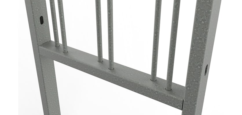 Close up of the Double infill for the PG Railing System