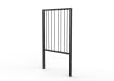 PG1 Guard Railing with Standard Infill - Black PPC Finish