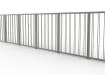 PG1 Guard Railings with Double Stagger Infill - 1.0m Wide 