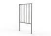 1.0m Wide PG1 Railing With Triple Stagger Infill - Galvanised