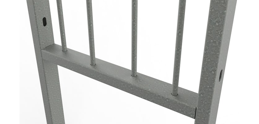Close up of the Single Stagger infill for the PG Railing system