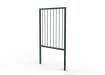 PG1 Guard Railing with Standard Infill - Black PPC Finish