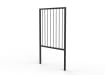 PG1 Guard Railing with Standard Infill - Black PPC Finish