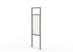 0.5m wide PG2 Guard Railing with Stagger Infill - Galvanised 