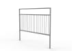 2.0m Wide PG2 Guard Railing with Single Stagger Infill - Galvanised 