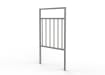 1.0m Wide PG2 Guard Railing with Double Stagger Infill - Galvanised 