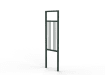0.5m Wide PG2 Guard Railing with Triple Stagger Infill - Green PPC Finish