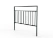 2.0m Wide PG2 Guard Railing with Double Stagger Infill - Green PPC Finish