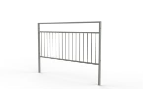 Pedestrian Guard Rail Kit with Visibility Gap - PG2 BS 7818