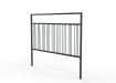 2.0m Wide PG2 Guard Railing with Triple Stagger Infill - Green PPC Finish