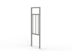 0.5m Wide PG2 Guard Railing with Double Stagger Infill - Galvanised Finish