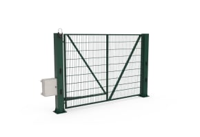 FFL 60S Single Leaf Mesh Swing Gate with Automation Bundle - up to 3m opening