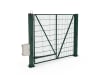 FFL 60S Single Leaf Mesh Swing Gate with Automation Bundle in Green Finish