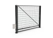 FFL 80S Single Leaf Mesh Swing Gate with Automation Bundle in Anthracite Grey Finish