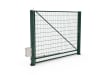 FFL 80S Single Leaf Mesh Swing Gate with Automation Bundle in Green Finish