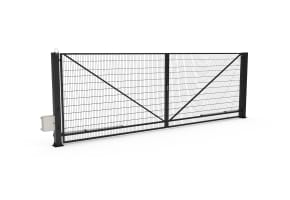  FFL 80D Double Leaf Mesh Swing Gate with Automation Bundle - up to 10m opening