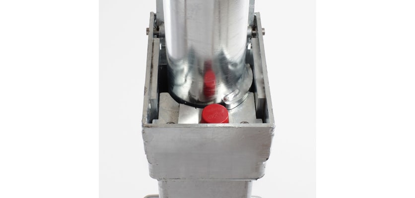 Close up of Top of the bollard