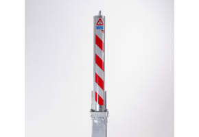 GL 745 Retractable Galvanised Bollard 745mm Above Ground Key Lockable
