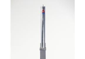Retractable Bollard 745mm Above Ground Padlockable