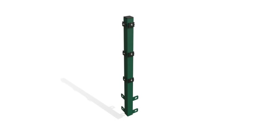 A Corner Post for the 0.6m High wall Mounted 868 Mesh Fencing