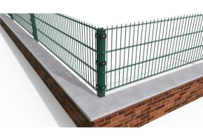 0.6m High Wall-Mounted 868 Mesh Corner Post Kit