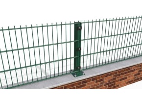 0.6m High Wall Mounted Bolt Down 868 Mesh Fencing Kit