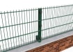 The 0.6m High 90 Degree Crank Wall Mounted 868 Mesh Fencing installed on a wall