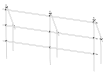 Drawing of Tree protection frame