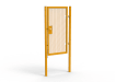 Yellow Apollo single leaf gate with unislide